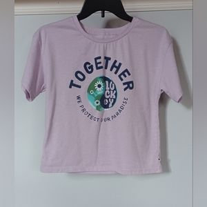Girls Lucky Brand T-shirt, size XL(16) in lavender